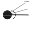MOOSEE lampa ścienna HORIZON czarna 3