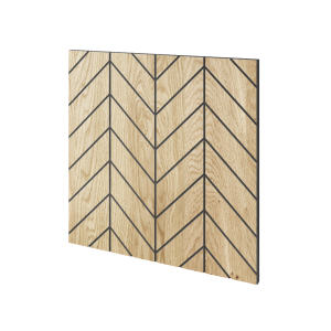 Panel frezowany fornir dębowy 60x60 - Versailles L3D