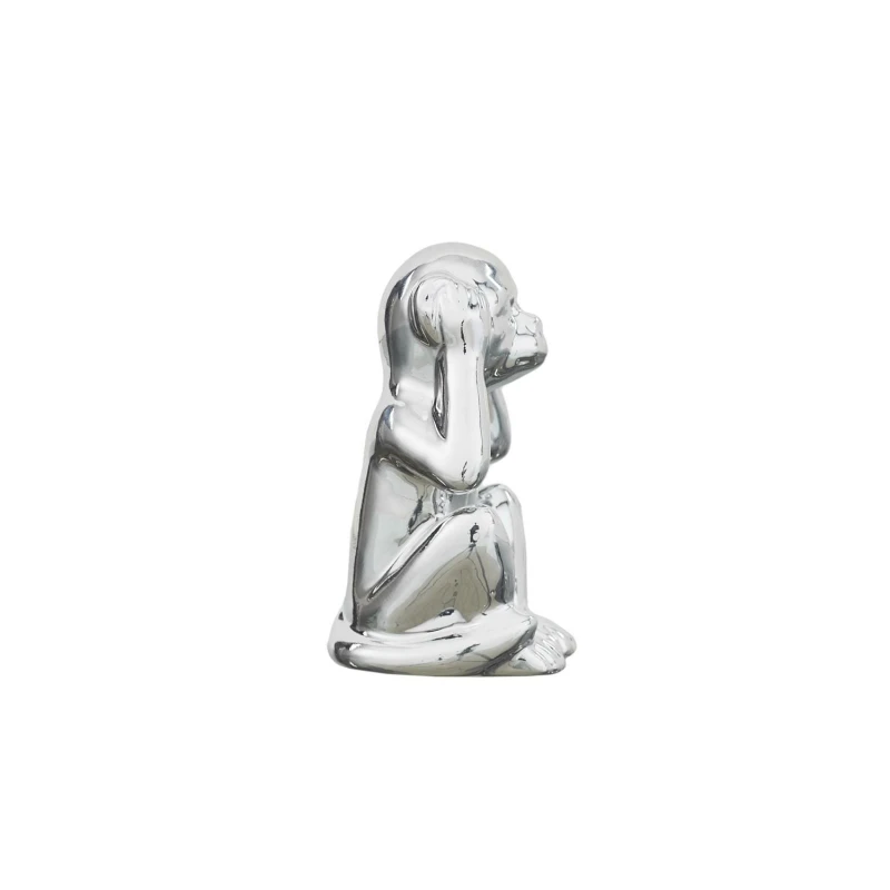 Figurka Monkey srebrna S 3
