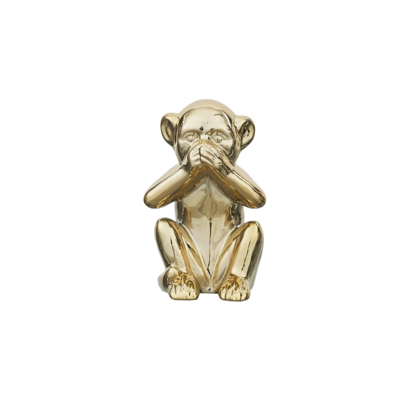 Figurka Monkey złota S 2
