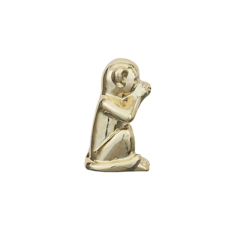 Figurka Monkey złota S 3