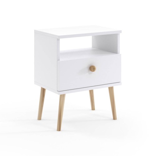 Szafka nocna Meli 44x31 cm Biała