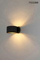 Moosee lampa ścienna Arro czarna 2