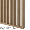 Ścianka z lameli – Laminat – gotowy zestaw 107–147 cm L3D 18