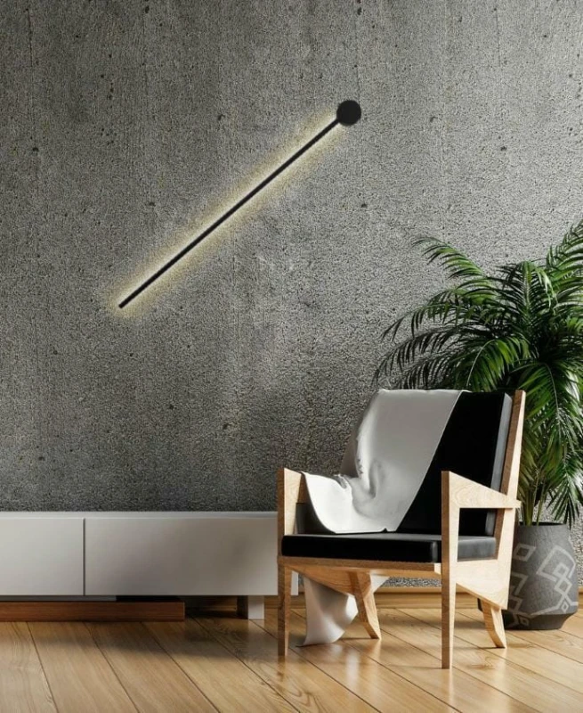 MOOSEE lampa ścienna OMBRE 80 czarna 6