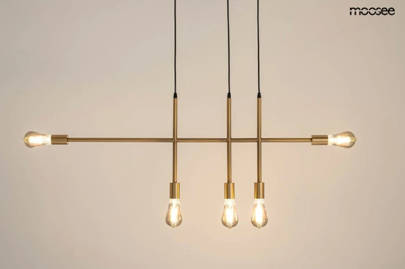 MOOSEE lampa wisząca RIVA 5 złota 1