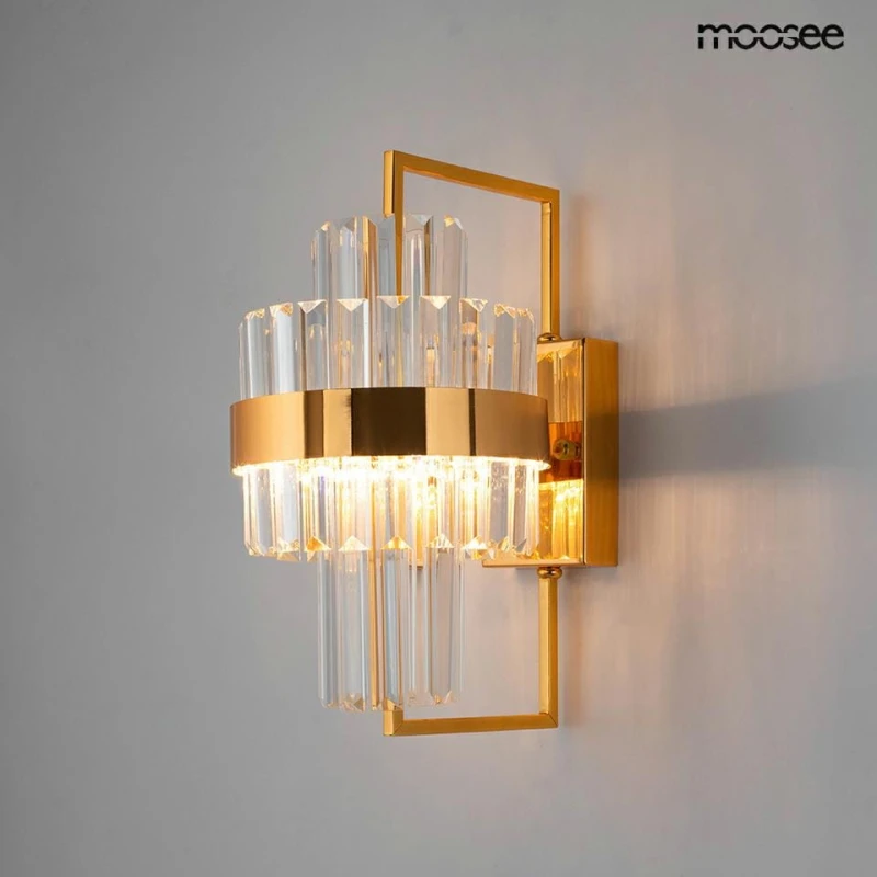 MOOSEE lampa ścienna IMPERO złota 1