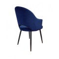Krzesło tapicerowane Velvet noga czarna metalowa 7