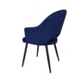 Krzesło tapicerowane Velvet noga czarna metalowa 6