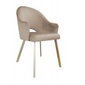 Krzesło tapicerowane Velvet noga złota profil 10