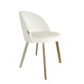Krzesło tapicerowane Trix noga złota profil 2