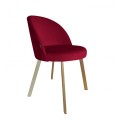 Krzesło tapicerowane Trix noga złota profil 4