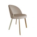 Krzesło tapicerowane Trix noga złota profil 9