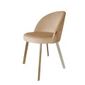 Krzesło tapicerowane Trix noga złota profil 10