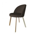 Krzesło tapicerowane Trix noga złota profil 12