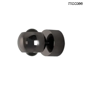 Moosee lampa ścienna Eos czarny chrom