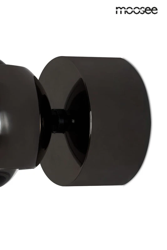MOOSEE lampa ścienna EOS czarny chrom 5