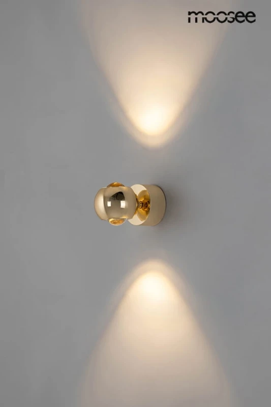 MOOSEE lampa ścienna EOS złoty 1