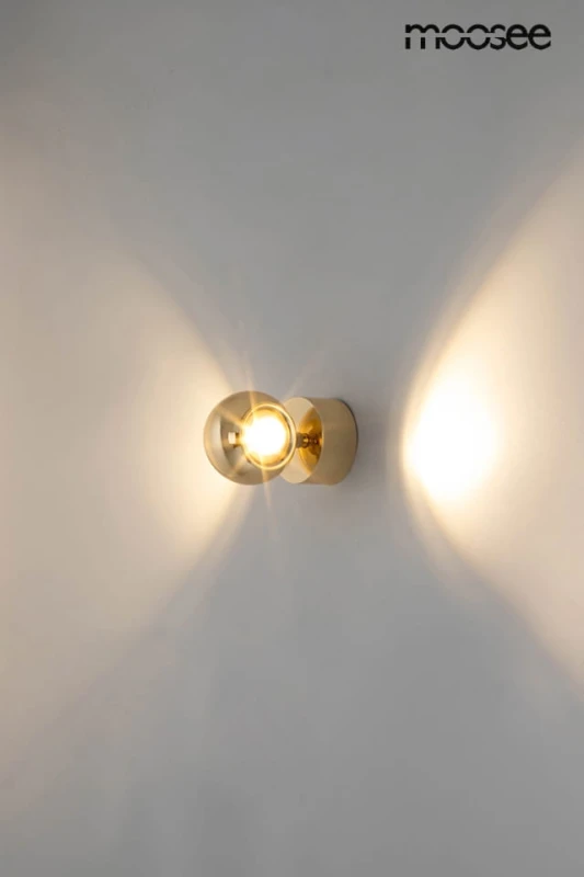 MOOSEE lampa ścienna EOS złoty 3