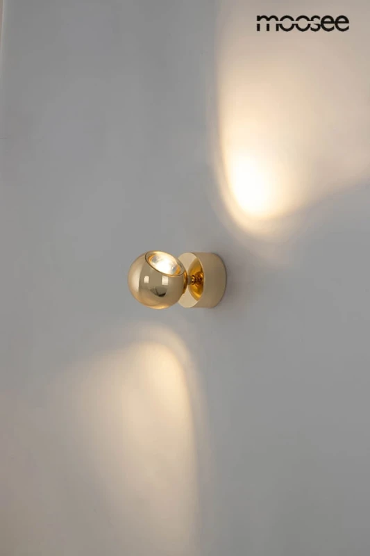 MOOSEE lampa ścienna EOS złoty 4