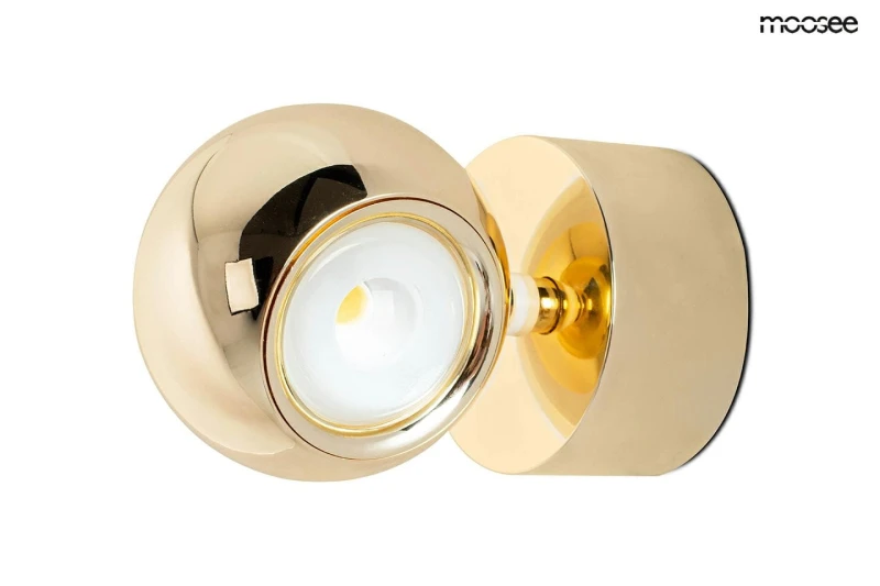 MOOSEE lampa ścienna EOS złoty 6