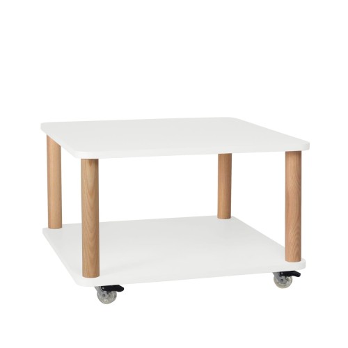 Stolik kawowy na kółkach Ashme 64x64cm