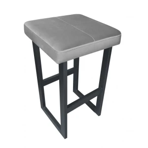 Hoker tapicerowany Alex podstawa grafit 75cm