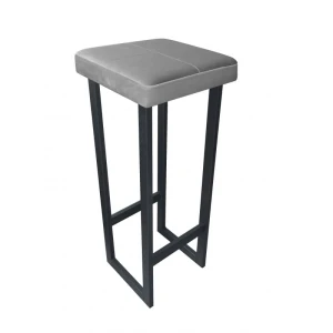 Hoker tapicerowany Alex podstawa grafit  90cm