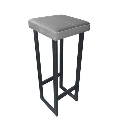 Hoker tapicerowany Alex podstawa grafit  90cm