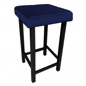 Hoker tapicerowany Klasyk 60cm podstawa czarna 