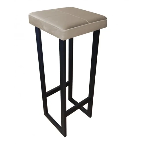 Hoker tapicerowany Alex podstawa czarna 90cm