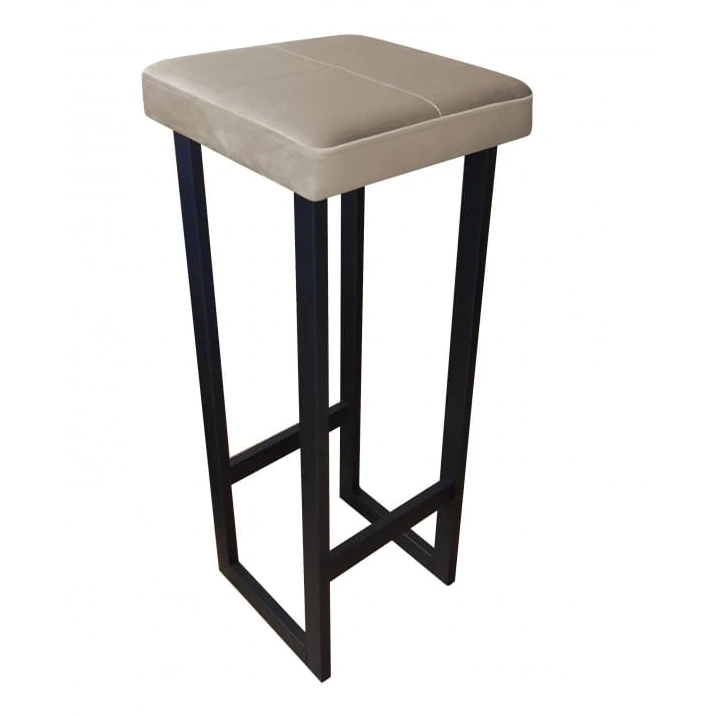 Hoker tapicerowany Alex podstawa czarna 90cm.webp