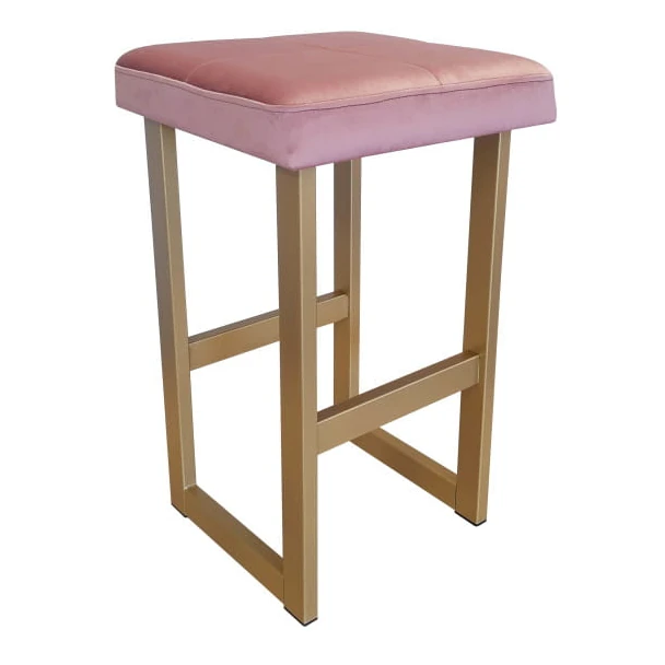 Hoker tapicerowany Alex podstawa złota 60cm.webp