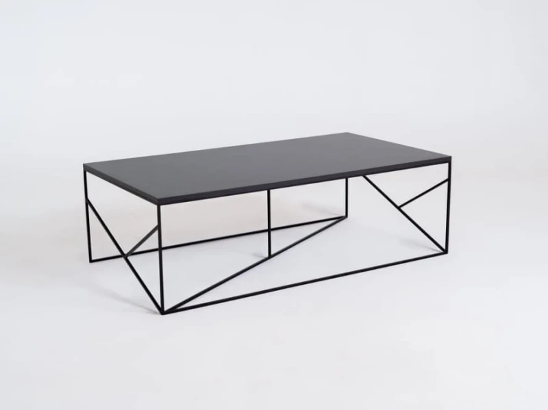 Stół kawowy FANCY BASIC 140x80 - czarny