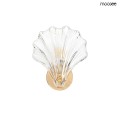 Moosee lampa ścienna Concha złota 1