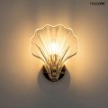 Moosee lampa ścienna Concha złota 2