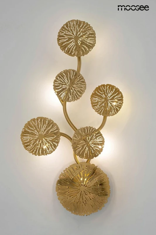 MOOSEE lampa ścienna LIRIO 6 złota 1