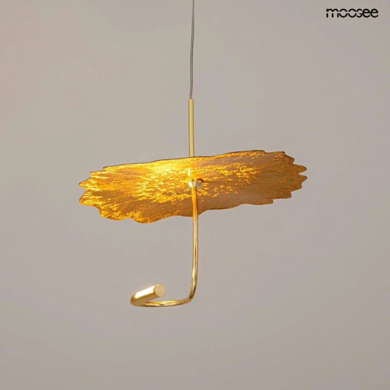 MOOSEE lampa wisząca LEAFS złota 3