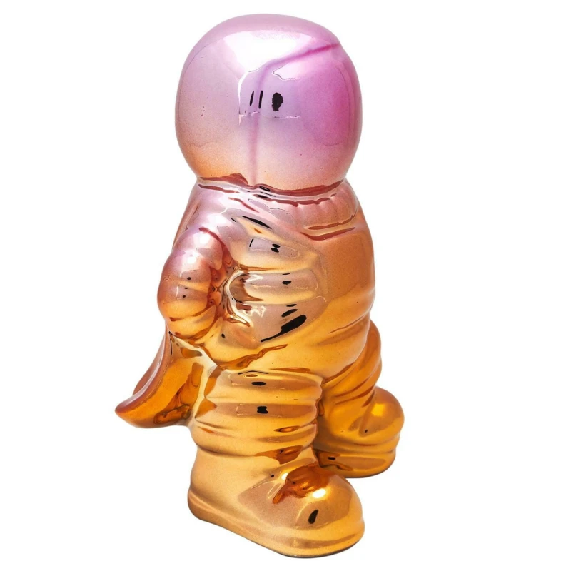 Figurka dekoracyjna Astronauta różowy 5