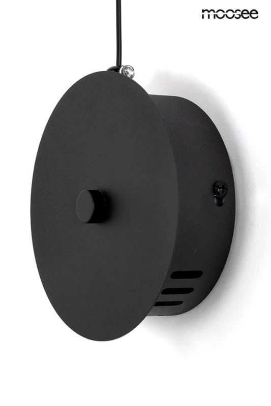 MOOSEE lampa ścienna FLAT czarna 3