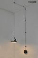 MOOSEE lampa ścienna FLAT czarna 9