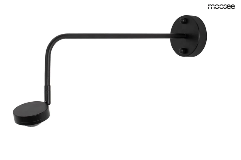 MOOSEE lampa ścienna AXEL czarna 2
