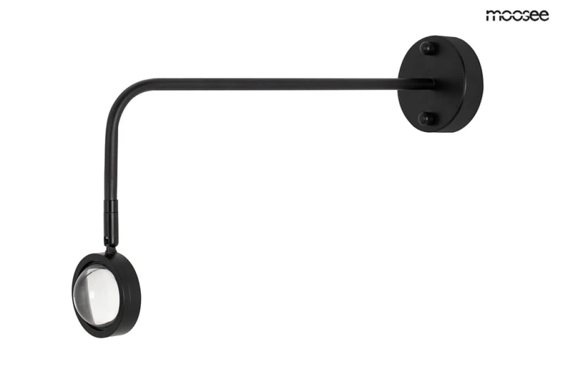 MOOSEE lampa ścienna AXEL czarna 3