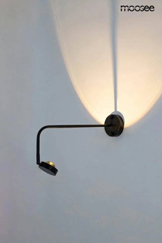 MOOSEE lampa ścienna AXEL czarna 10