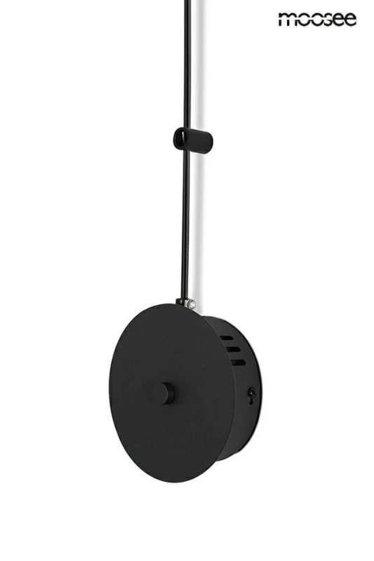 MOOSEE lampa ścienna FLAT 3 czarna 10
