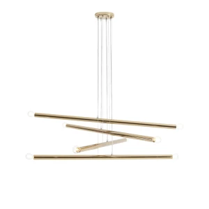 Lampa Wisząca Tubo 8 Gold