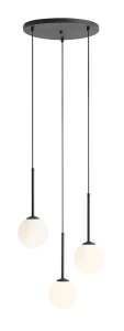 Lampa Wisząca Bosso 3 Ring Black