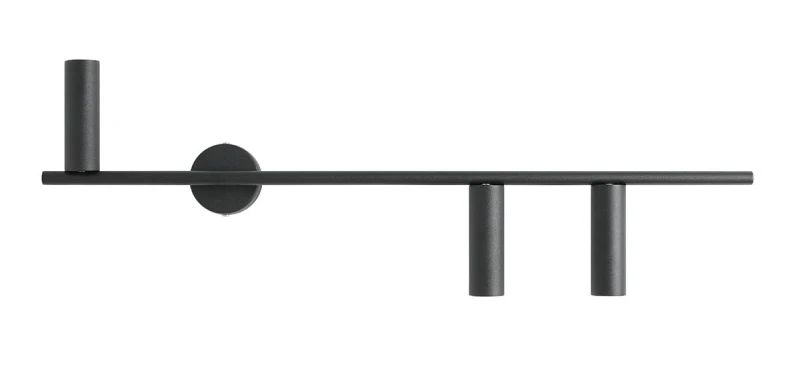KINKIET TREVO 3 ALL BLACK (right)