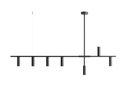 Lampa Wisząca Trevo 7 All Black