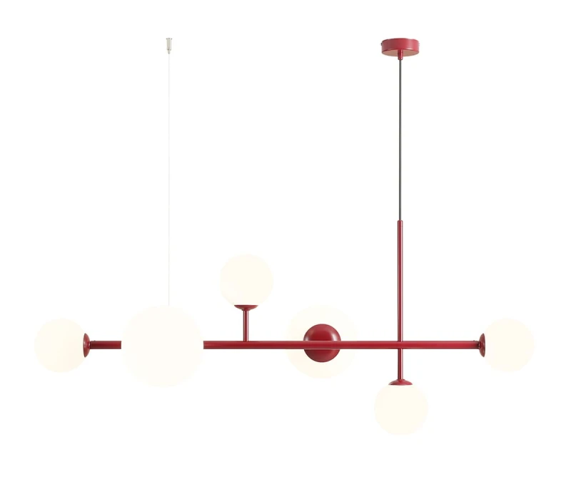 LAMPA WISZĄCA DIONE 6 RED WINE